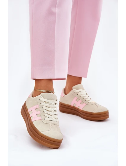 Dámské Tenisky Na Platformě Béžové model 21689138 - EVENTO