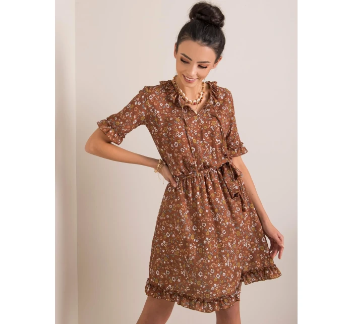 Šaty LK SK 508097.68P hnedá