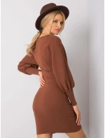 Šaty RV SK 6079.65 tmavohnedé