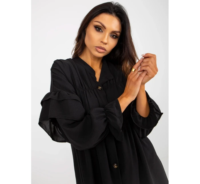 Dámska košeľa TW KS BI 2021745.13X čierna - FPrice