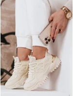 Dámské tenisky beige Dstreet model 21972444 - FashionStreet