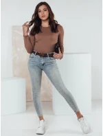 Dámske džínsové nohavice CURVEON push up blue FashionStreet UY2309 Dámske džínsové nohavice CURVEON push up blue FashionStreet UY2309