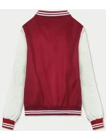 Tmavo červená dámska bunda typu bomber (16M9067-270) Tmavo červená dámska bunda typu bomber (16M9067-270)