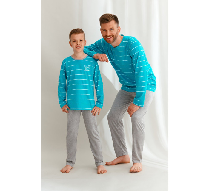Chlapčenské pyžamo 2622 Harry turquoise - TARO