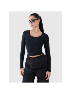 Dámské hladké tričko s dlouhým rukávem model 21436414 - 4F