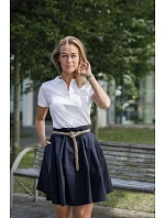 Russell Athletic 566F Dámske elastické piqué polo tričko 10.566F bordová Russell Athletic 566F Dámske elastické piqué polo tričko 10.566F bordová