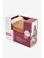 Dámské pantofle s kožíškem Camel model 21772655 - Boto Dámské pantofle s kožíškem Camel model 21772655 - Boto