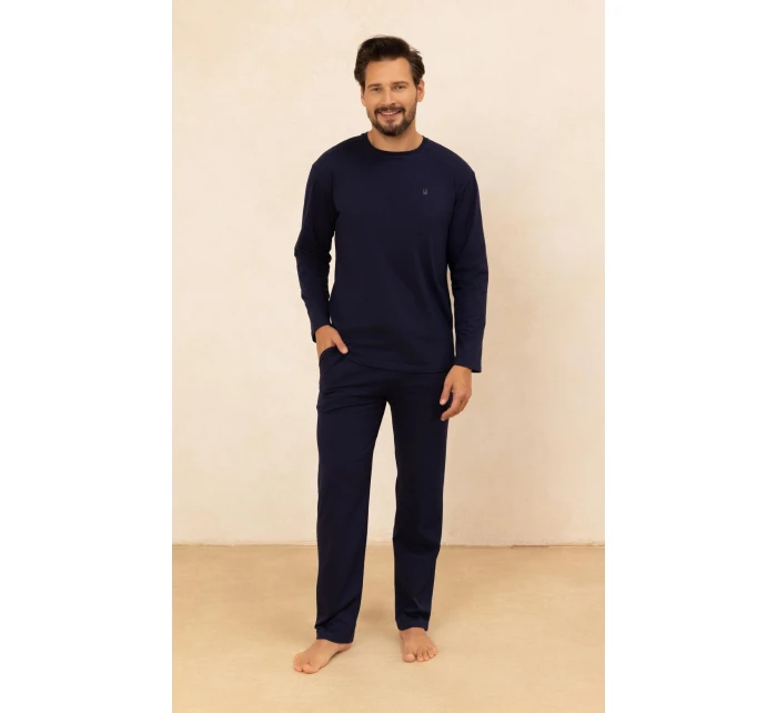 Regina 493 dlhé/r M-XL W26 pánske pyžamo