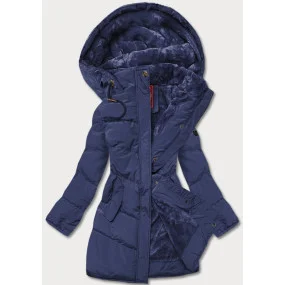PIKOWANA ZIMOWA KURTKA DAMSKA GRANATOWA model 21244850 - LHD PIKOWANA ZIMOWA KURTKA DAMSKA GRANATOWA model 21244850 - LHD