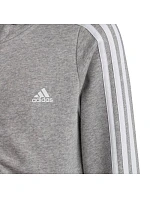 Mikina Adidas Essentials s 3 prúžkami a zipsom Jr IC3635