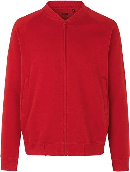Neutral O 73501 Unisex mikina z bio bavlny 77.7301 červená Neutral O 73501 Unisex mikina z bio bavlny 77.7301 červená