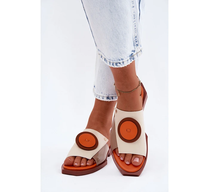 Kožené dámské pantofle model 22123058 - Maciejka