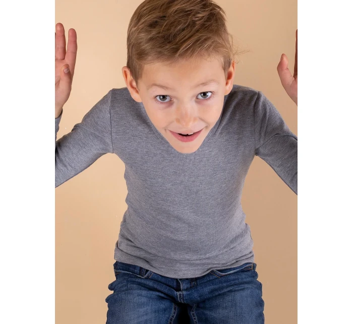 Bluzka BR BZ model 21219657 ciemny szary - FPrice Bluzka BR BZ model 21219657 ciemny szary - FPrice