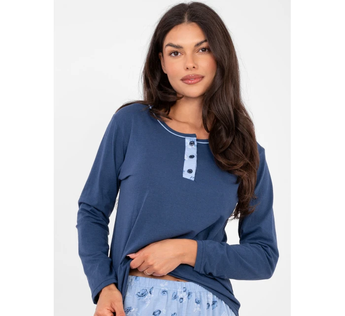 DU PI FP 007.69 tmavomodré pyžamo