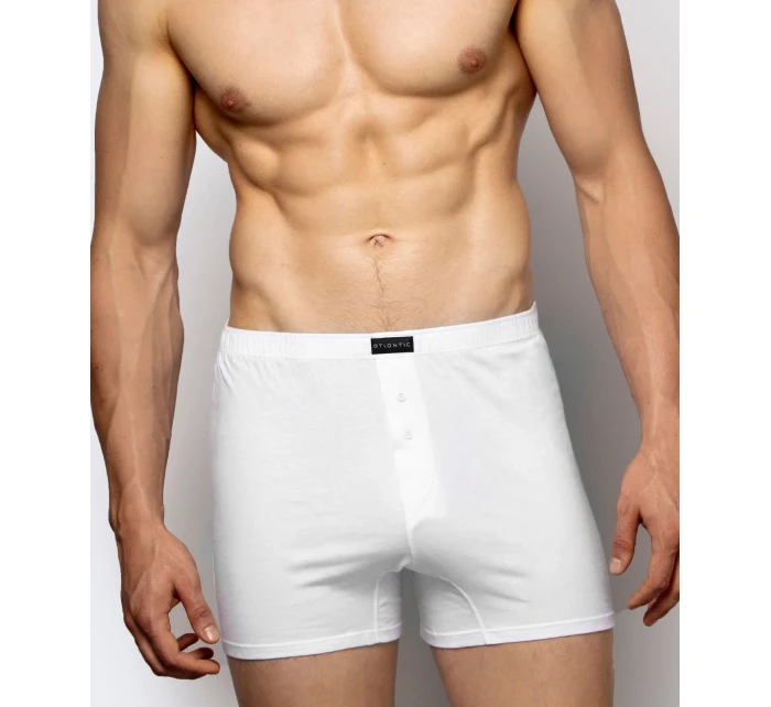 Pánské klasické boxerky s model 21095094 bílé - Atlantic Pánské klasické boxerky s model 21095094 bílé - Atlantic