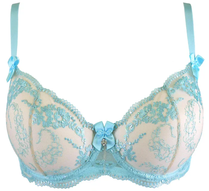 Dámska podprsenka V-10131 modrá - Axami Dámska podprsenka V-10131 modrá - Axami