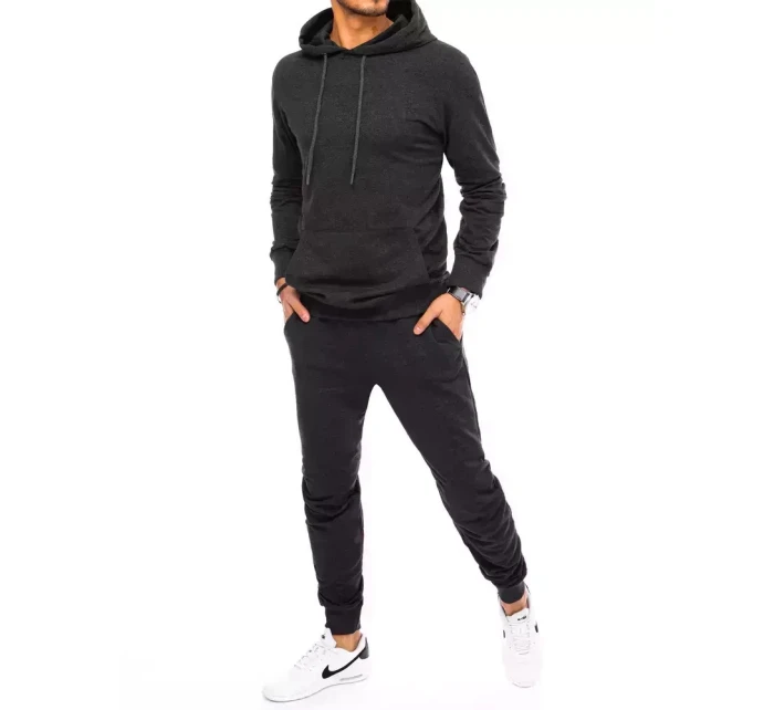 Pánska grafitová tepláková súprava FashionStreet AX0540