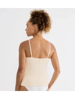 sloggi GO Ribbed Spaghetti Top - WHITE - SLOGGI WHITE - SLOGGI