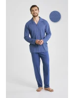 Piżama Taro Darek 3484 dł/r 3XL-4XL Z25/26 męska rozpinana Piżama Taro Darek 3484 dł/r 3XL-4XL Z25/26 męska rozpinana