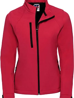 Dámská 3vrstvá softshellová bunda 10. classic red model 22466232 - Russell Athletic