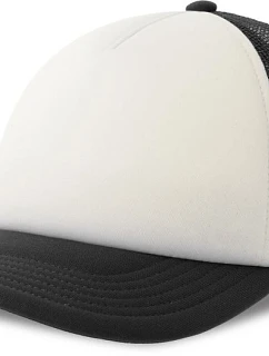 Kid 5 panelová Trucker kšiltovka white/black model 22450249 - Atlantis Headwear