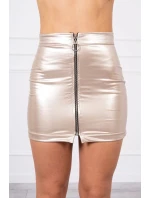 Dvojvrstvová sukňa s expresnou béžovou farbou Dvojvrstvová sukňa s expresnou béžovou farbou