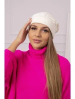 Dámská čepice  light ecru model 18752379 - K-Fashion