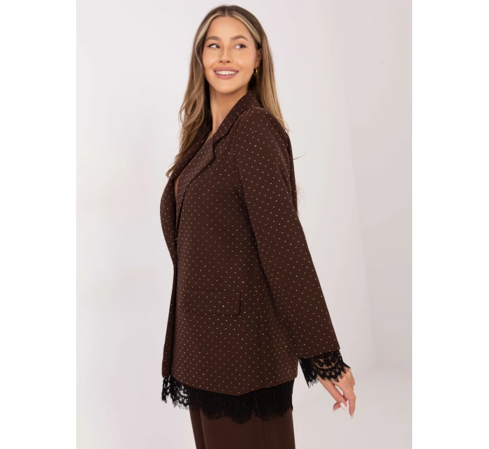 Marynarka IT MA brązowy model 21799707 - FPrice Marynarka IT MA brązowy model 21799707 - FPrice