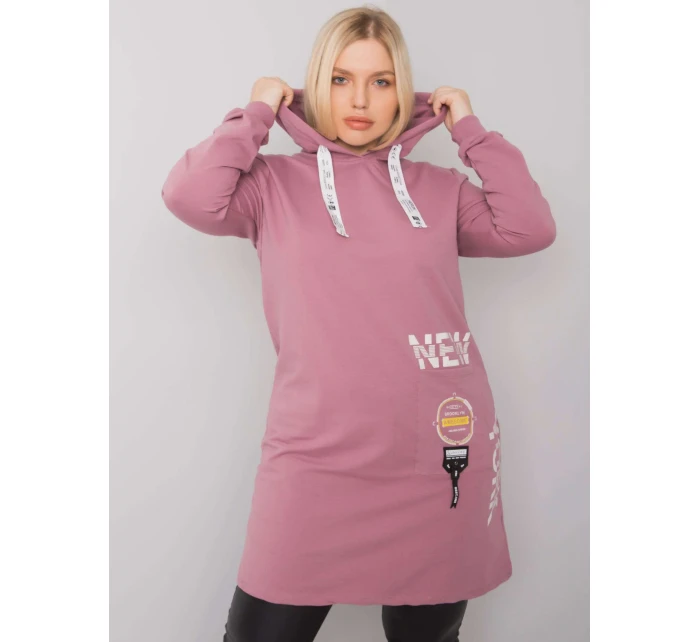 Tunika RV TU 7221.80P tmavo ružová