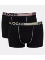 Pánske boxerky GO ABC Natural Hipster 2P - Sloggi