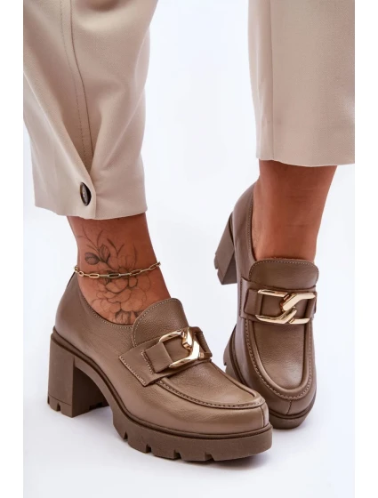 Poltopánky na podpätku model 183958 Step in style