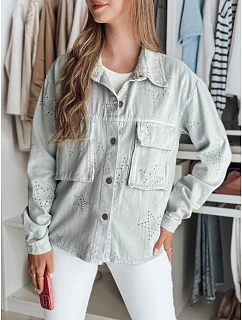 Dámska prechodná bunda v jednej veľkosti vo svetlosivej farbe STRASHINE FashionStreet TY4845