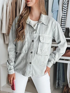 Dámska prechodná bunda v jednej veľkosti vo svetlosivej farbe STRASHINE FashionStreet TY4845