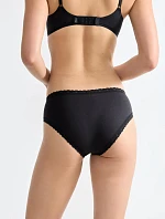 sloggi 24/7 Cotton Lace Hipster C3P - BLACK - SLOGGI BLACK - SLOGGI