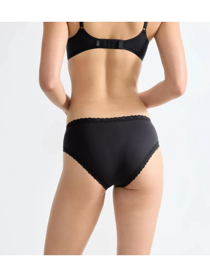 sloggi 24/7 Cotton Lace Hipster C3P - BLACK - SLOGGI BLACK - SLOGGI