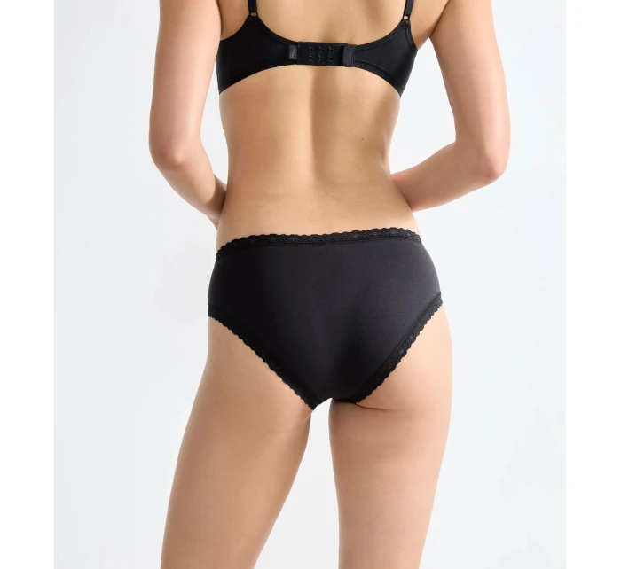 sloggi 24/7 Cotton Lace Hipster C3P - BLACK - SLOGGI BLACK - SLOGGI