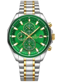 Pánské hodinky Chronograph Sapphire Silver Green model 21807501 - Giewont