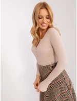 Bluzka RV BZ model 19069322 beżowy - FPrice