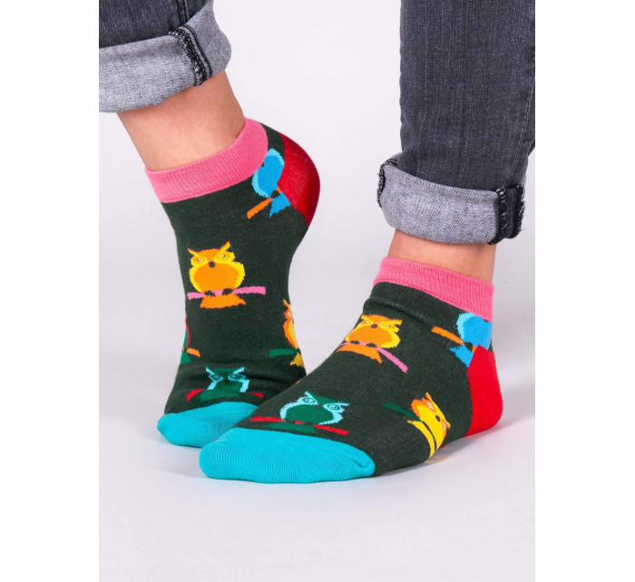 Yoclub Členkové vtipné bavlnené ponožky Vzory Farby SKS-0086U-A200 Viacfarebné