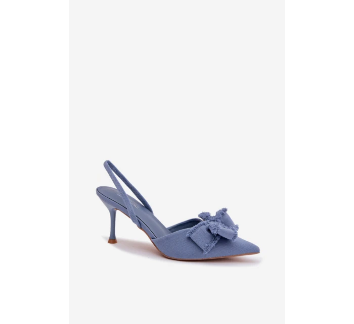 Sandále na podpätku model 224469 Vykročte štýlovo