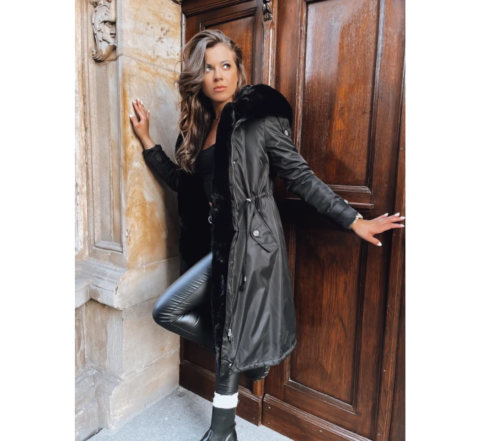 Dámska zimná bunda HARPERSOFT black FashionStreet TY3688 Dámska zimná bunda HARPERSOFT black FashionStreet TY3688