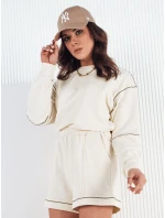 Dámská tepláková souprava ecru Dstreet model 21973930 - FashionStreet