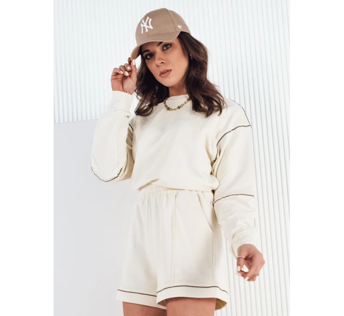 Dámská tepláková souprava ecru Dstreet model 21973930 - FashionStreet
