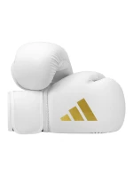 Bielo-zlaté boxerské rukavice Adidas SPEED 50