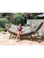 HAMAK OGRODOWY 2  Z DRĄŻKIEM model 21830584