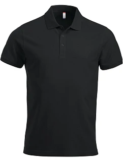 Classic S/S Pánské piqué polo z těžké bavlny black model 22457040 - Clique