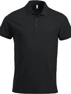 Classic S/S Pánské piqué polo z těžké bavlny black model 22457040 - Clique
