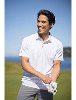 Cutter & Buck Virtue Polo Printed Men Pánske funkčné polo „Printed“ 68.4432 čierne Cutter & Buck Virtue Polo Printed Men Pánske funkčné polo „Printed“ 68.4432 čierne
