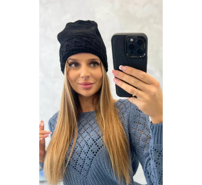 Dámská čepice  černá model 18751595 - K-Fashion