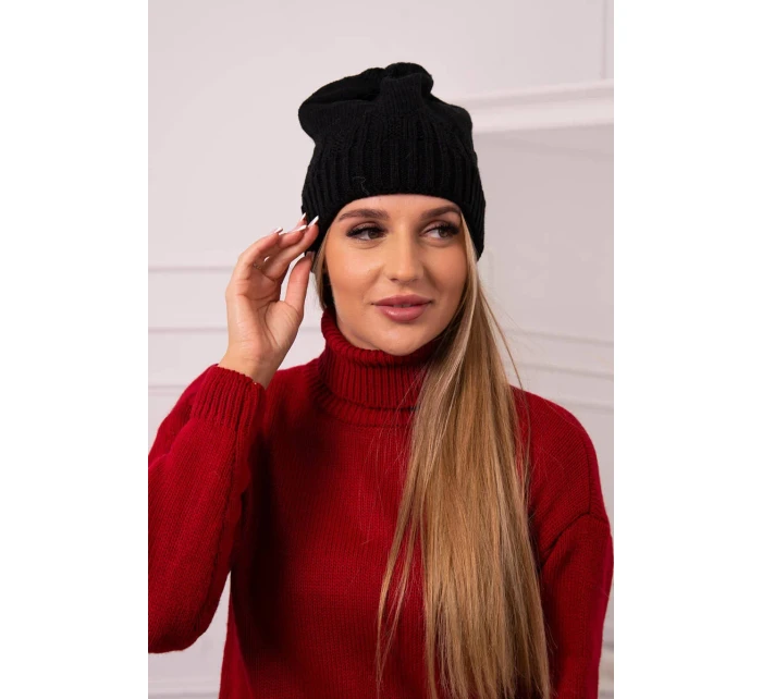 Dámska čiapka Irmina K333 čierna Dámska čiapka Irmina K333 čierna